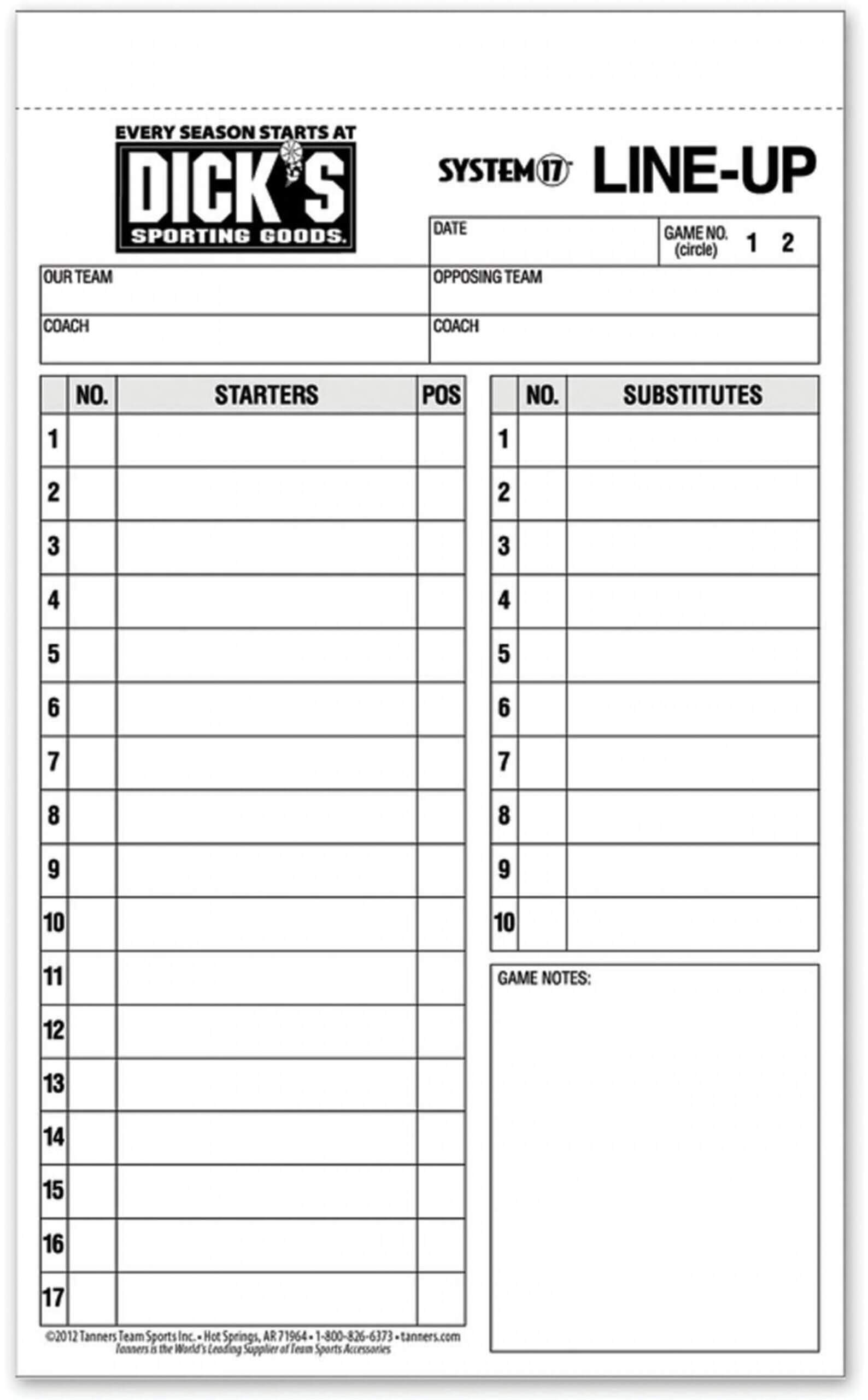 001 Free Baseball Lineup Card Template Excel Frightening In Baseball Lineup Card Template