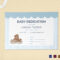 001 Template Ideas Baby Dedication Certificate Mock Throughout Mock Certificate Template