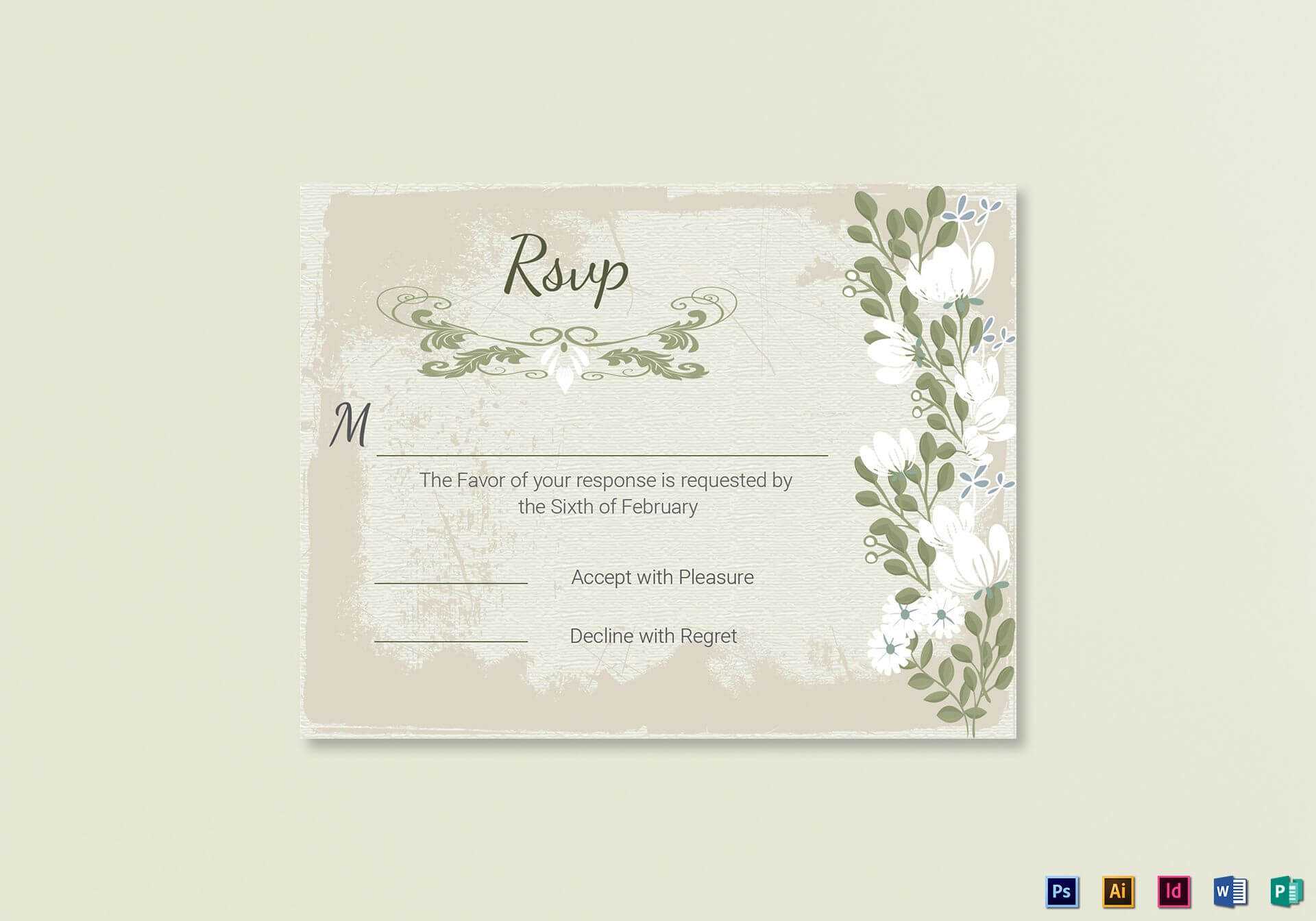 001 Template Ideas Wedding Rsvp Cards Incredible Templates In Template For Rsvp Cards For Wedding