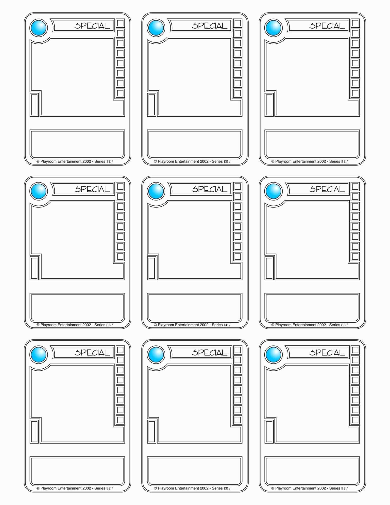 Card Game Template Maker Professional Template Examples