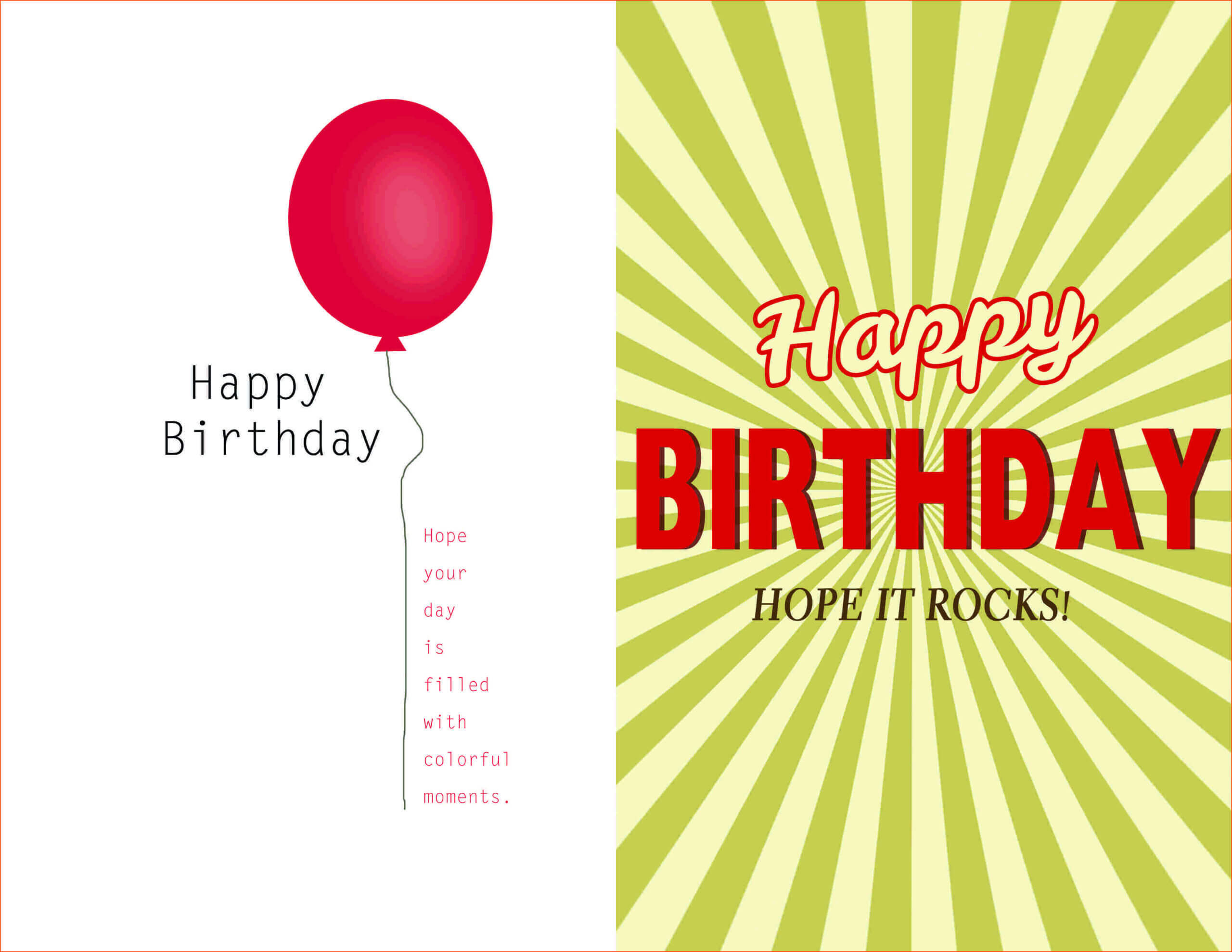 002 Template Ideas Creative Birthday Invitation Quarter Fold Pertaining To Microsoft Word Birthday Card Template