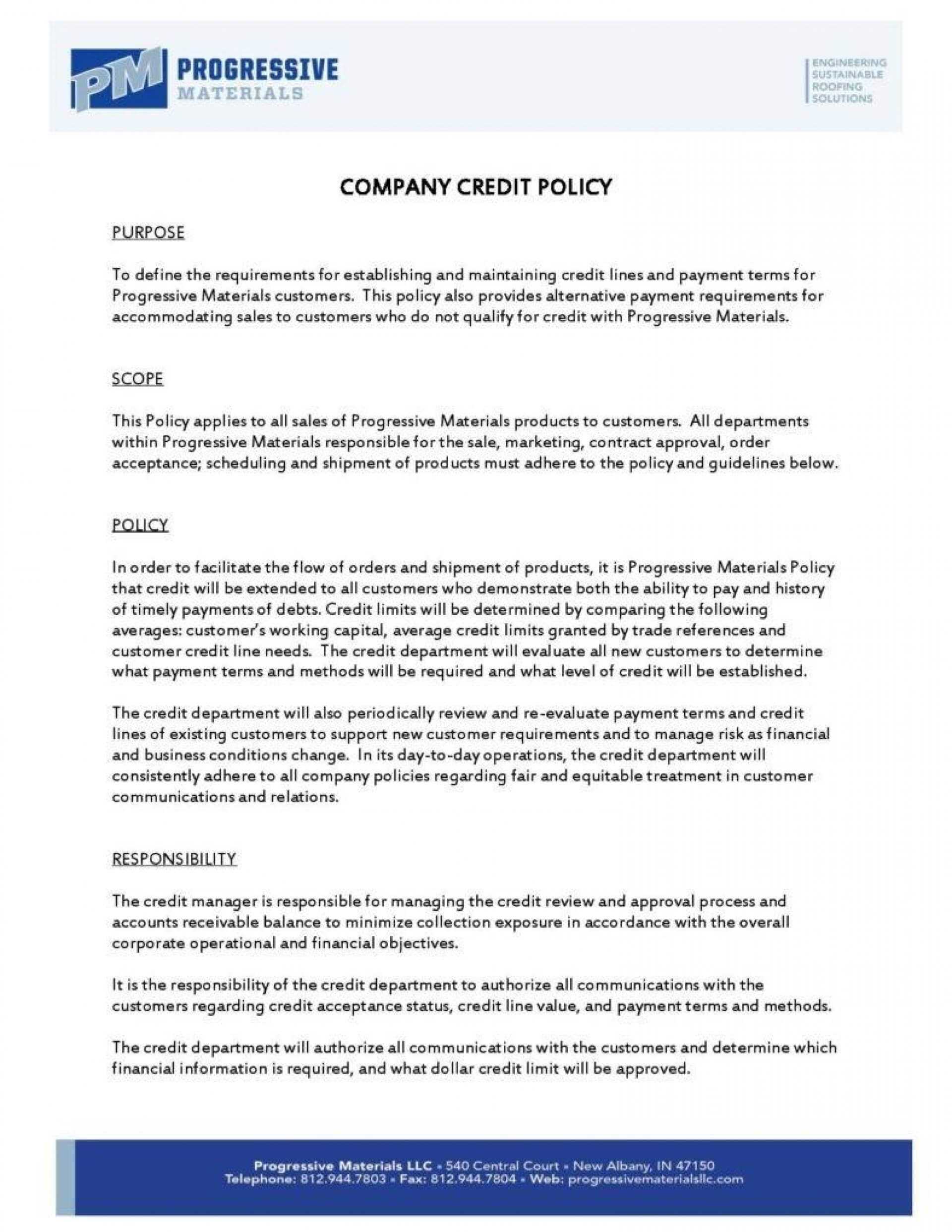 002 Template Ideas Dress Code Policy Company Credit Page Intended For Company Credit Card Policy Template