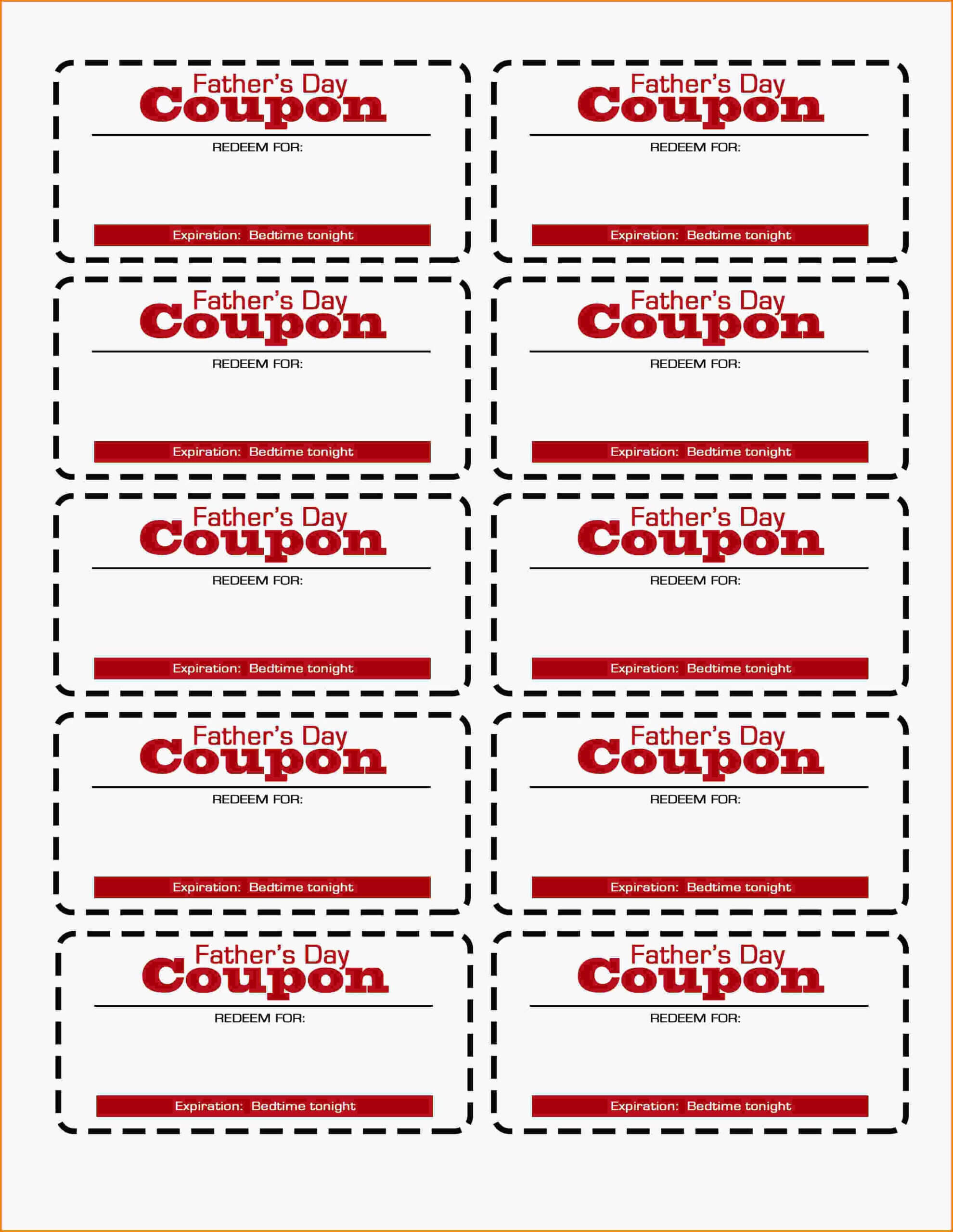 002 Template Ideas Free Printable Coupon Beautiful Templates Throughout Love Coupon Template For Word