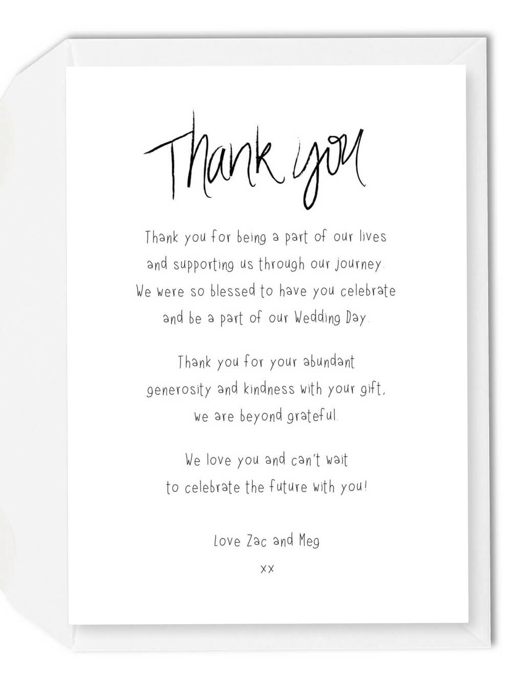 002 Wedding Thank You Card Wording Ideas Template Note Pertaining To Template For Wedding Thank You Cards