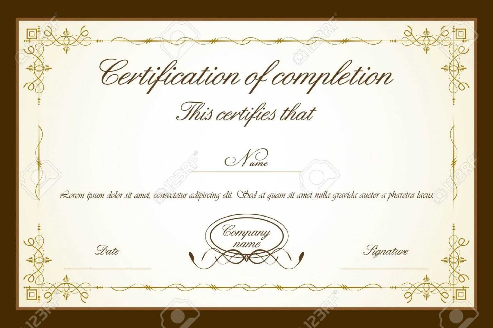 003 Certificate Template Word Free Download Certificates Inside Certificate Templates For Word Free Downloads