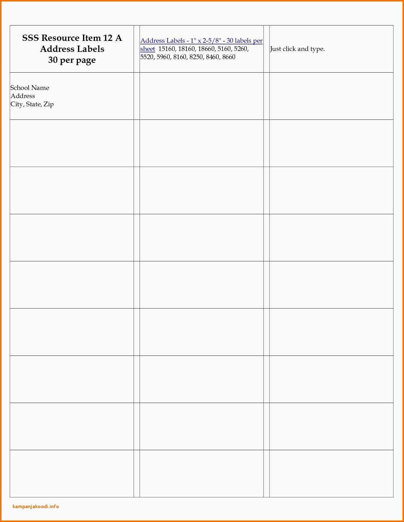 003 Label Templates For Word Per Sheet Labels Template In Word Label Template 12 Per Sheet