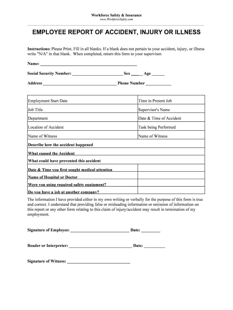 003 Large Template Ideas Employee Incident Top Report Doc Regarding Employee Incident Report Templates