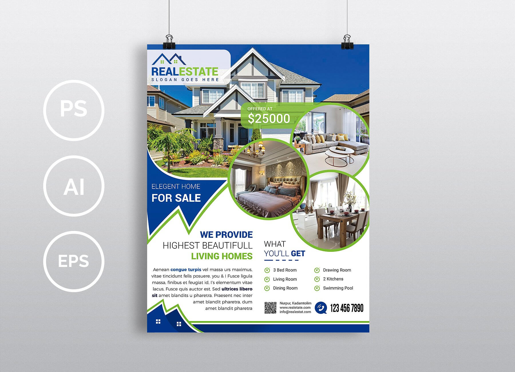 003 Real Estate Flyer Template Psd Free Download Stupendous Intended For Real Estate Brochure Templates Psd Free Download