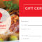 003 Restaurant Gift Certificates Templates Template Ideas With Restaurant Gift Certificate Template