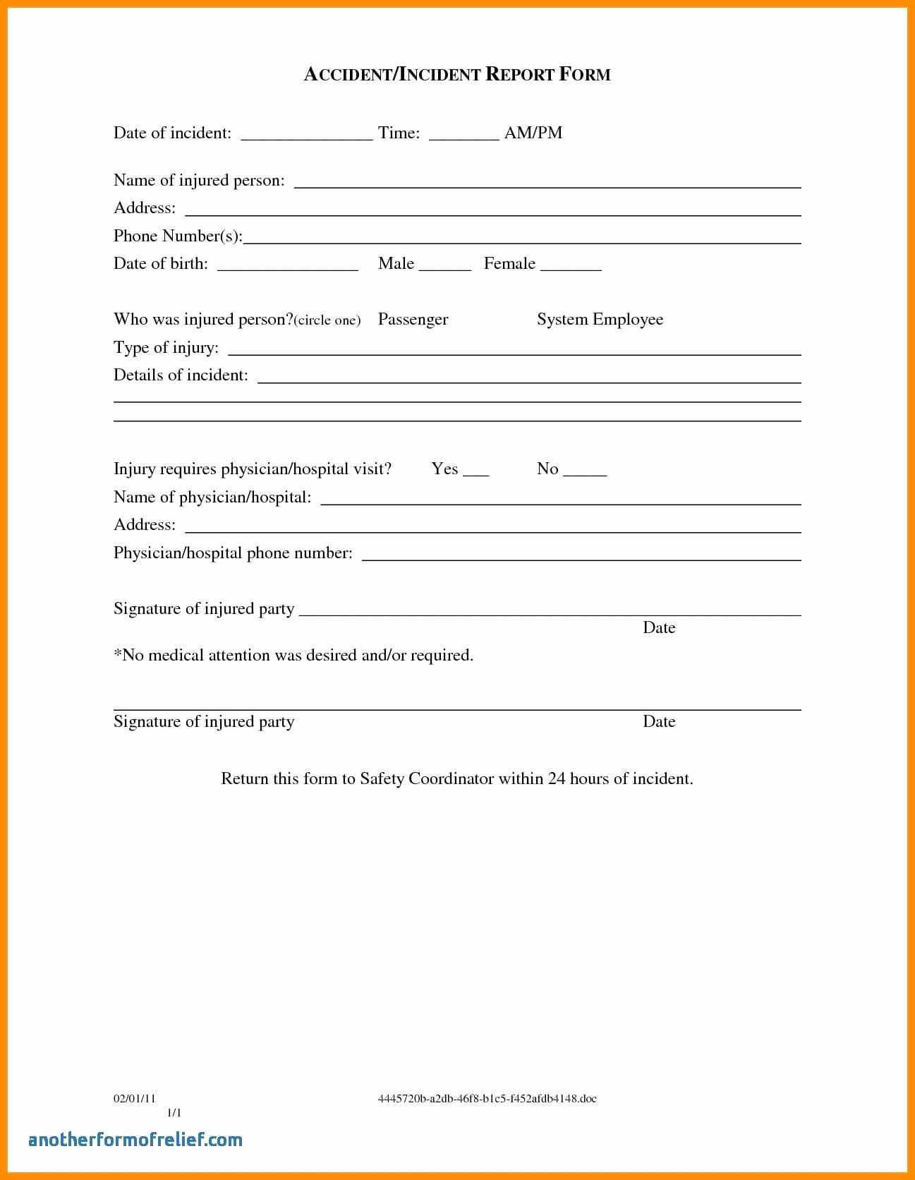 003 Template Ideas Incident Reportm Accidentms Hazard With Regard To Hazard Incident Report Form Template