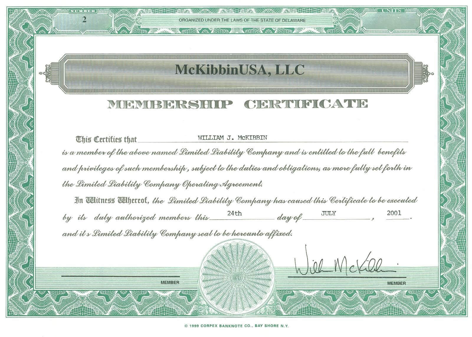 003 Template Ideas Llc Member Certificate Marvelous Pertaining To New Member Certificate Template