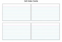 004 Best 5X8 Index Card Template Free In Word For Surprising for Word Template For 3X5 Index Cards