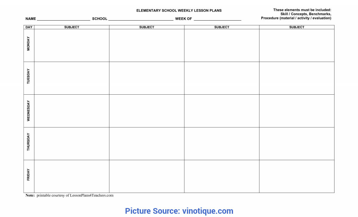 004 Best Lesson Plan Template Word Editable Photos Of Weekly Inside Teacher Plan Book Template Word