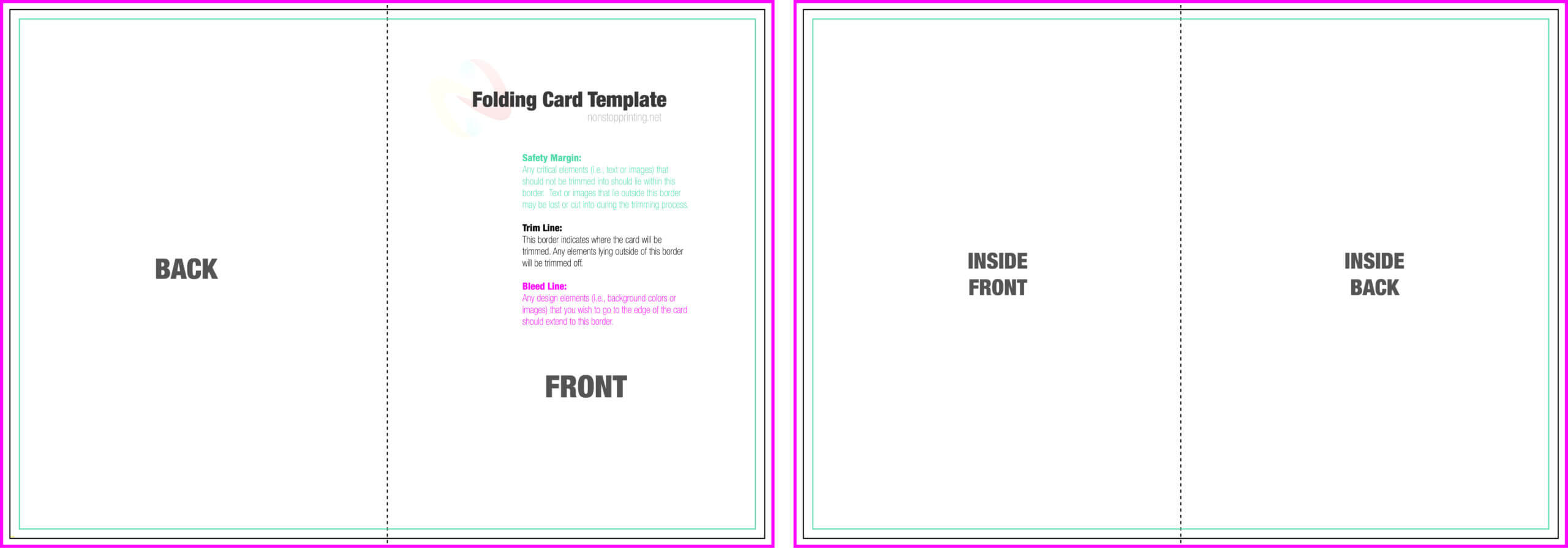 004 Blank Quarter Fold Card Template Free Ideas Greeting Intended For Quarter Fold Greeting Card Template