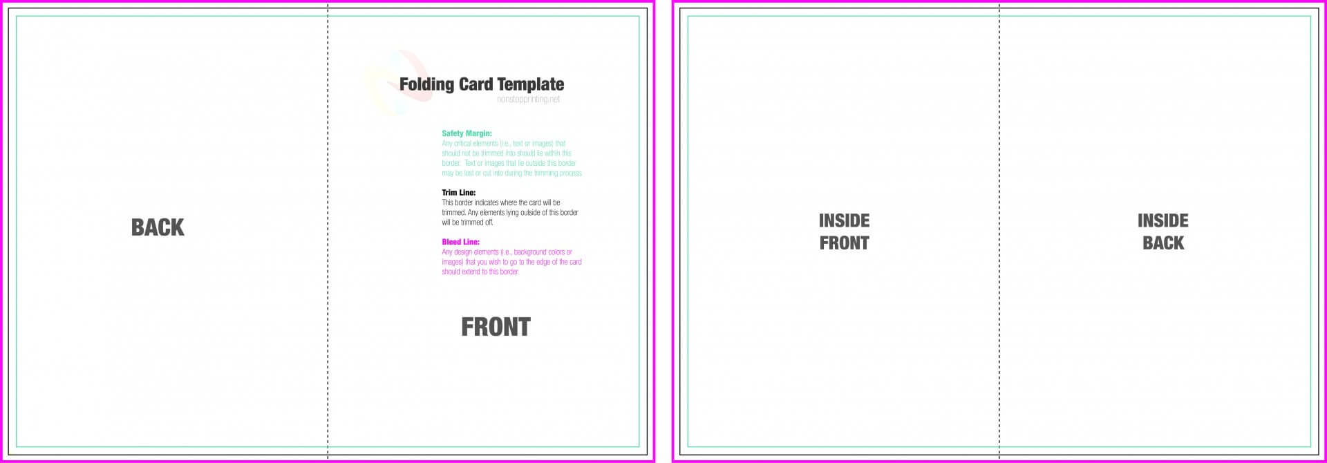 004 Blank Quarter Fold Card Template Free Ideas Greeting Within Quarter Fold Birthday Card Template