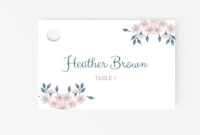 005 Free Place Card Template Ideas Cards Excellent Name inside Wedding Place Card Template Free Word