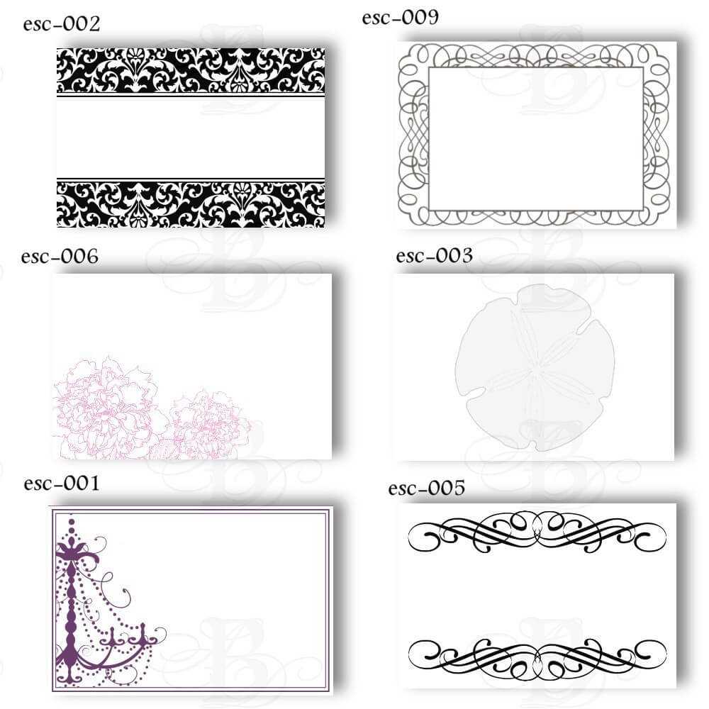 005 Free Place Card Template Ideas Cards Excellent Name Regarding Free Place Card Templates 6 Per Page