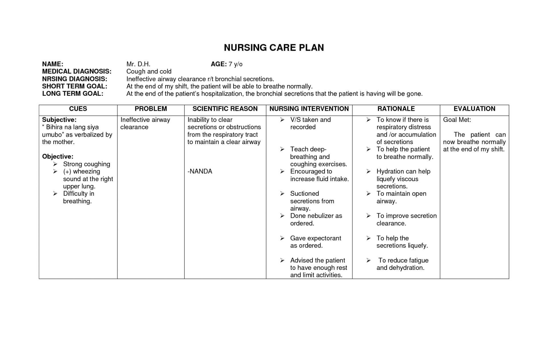005 Nursing Care Plan Template Unbelievable Ideas Pdf Free Within Nursing Care Plan Template Word