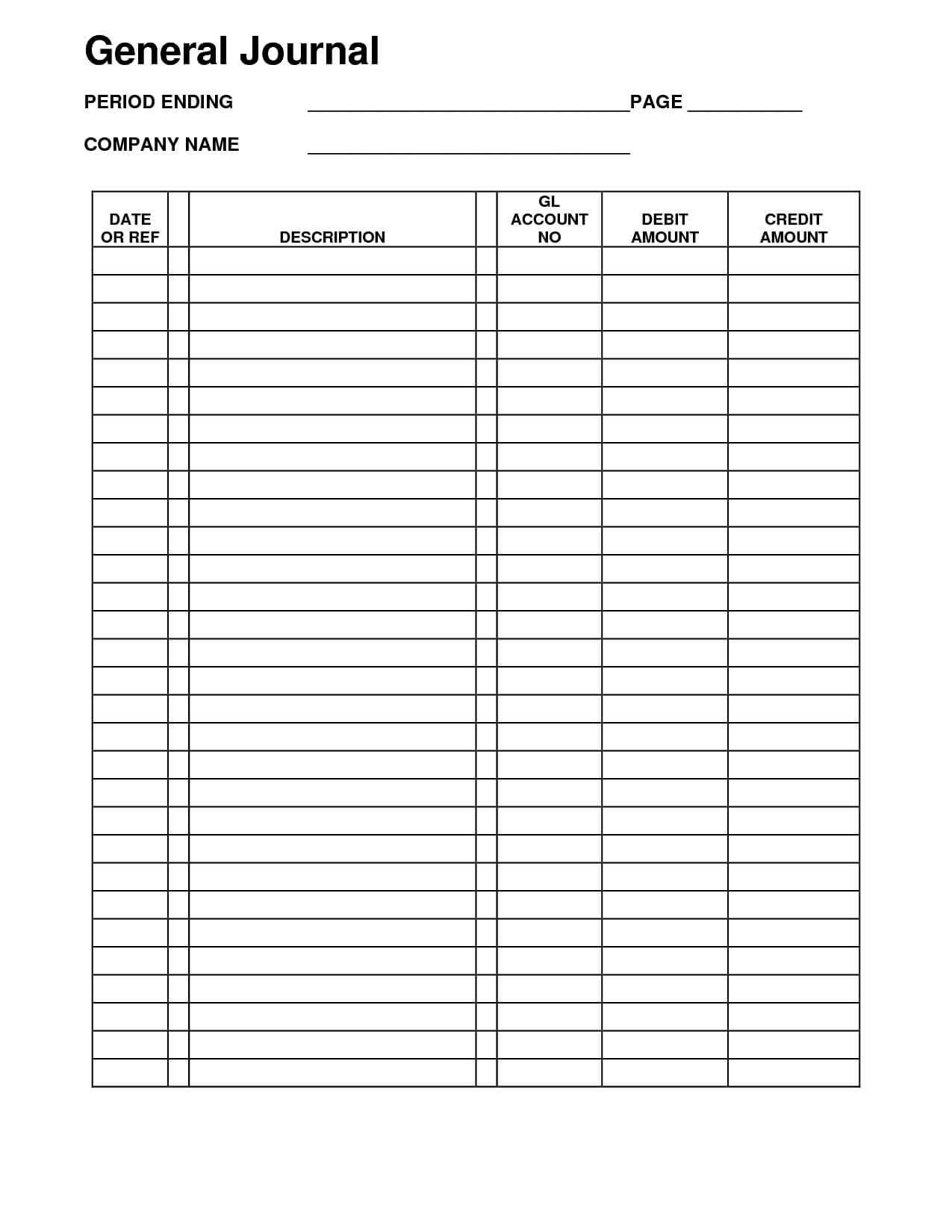 005 Template Ideas Journal Entry Fascinating Excel General Pertaining To Double Entry Journal Template For Word