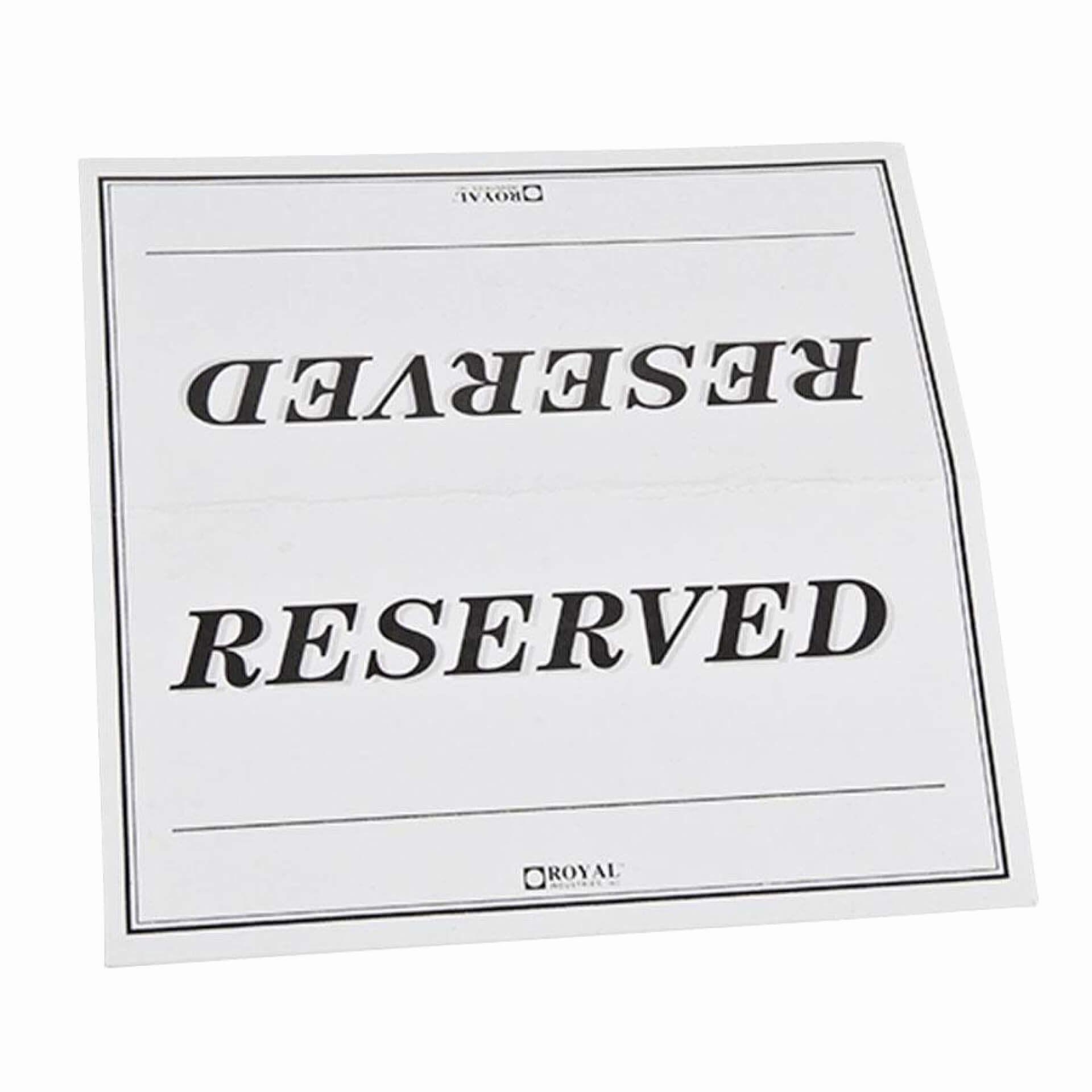 006 Free Printable Reserved Table Signs Template Tent Best intended for