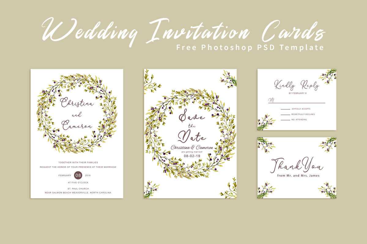 006 Free Wedding Invitation Card Templates Download Template Throughout Invitation Cards Templates For Marriage