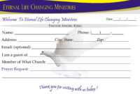 007 Template Ideas Eternal Life Visitor Card Church throughout Church Visitor Card Template Word