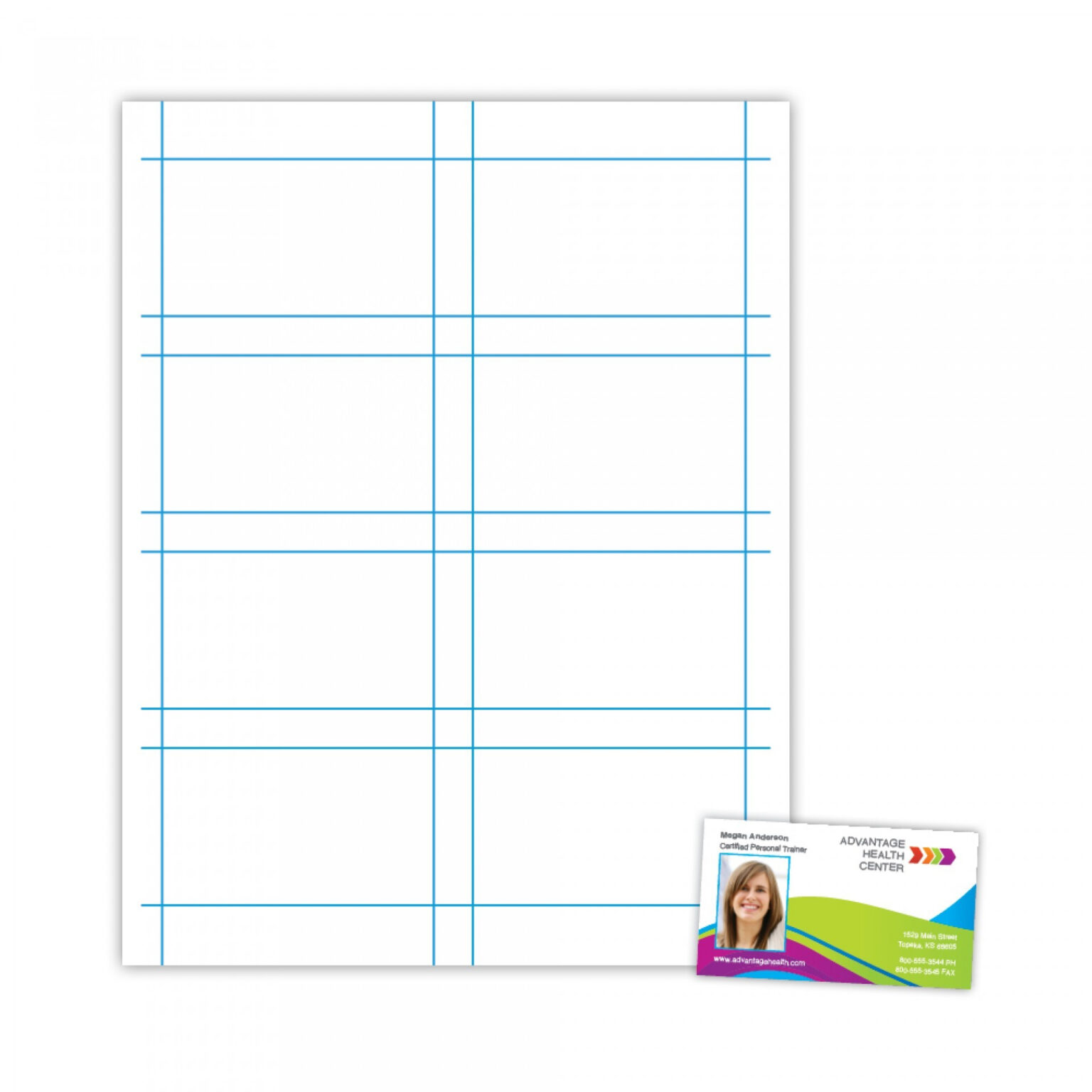 Standard Blank Business Card Template Word Mac Design within Free