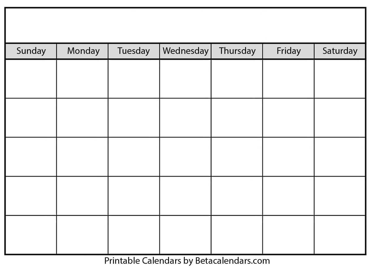 008 Blank Calendar Template Ideas Striking Printable 2020 Regarding Blank Calander Template