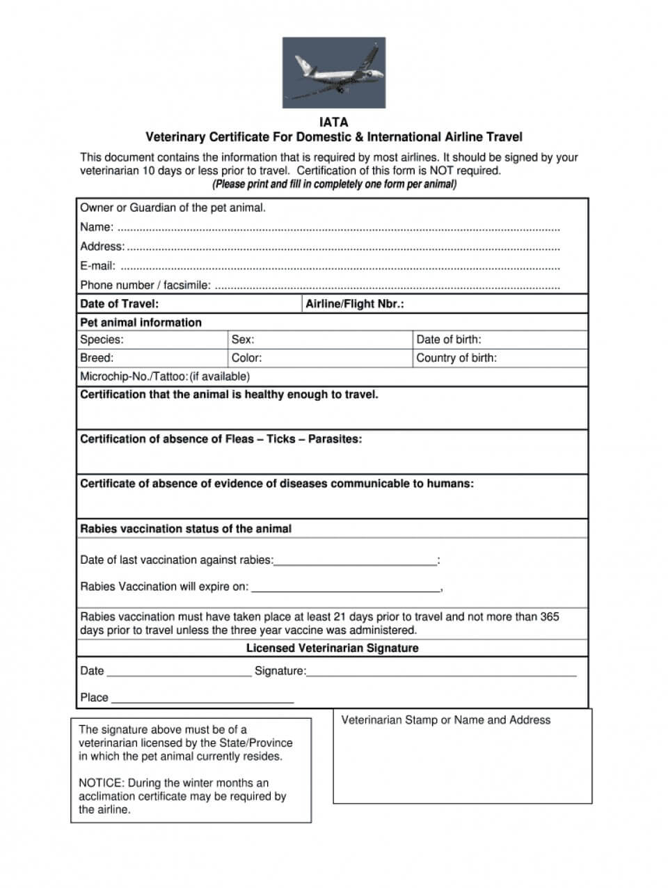 008 Pet Health Certificate Template Ideas Stirring Printable Intended For Dog Vaccination Certificate Template