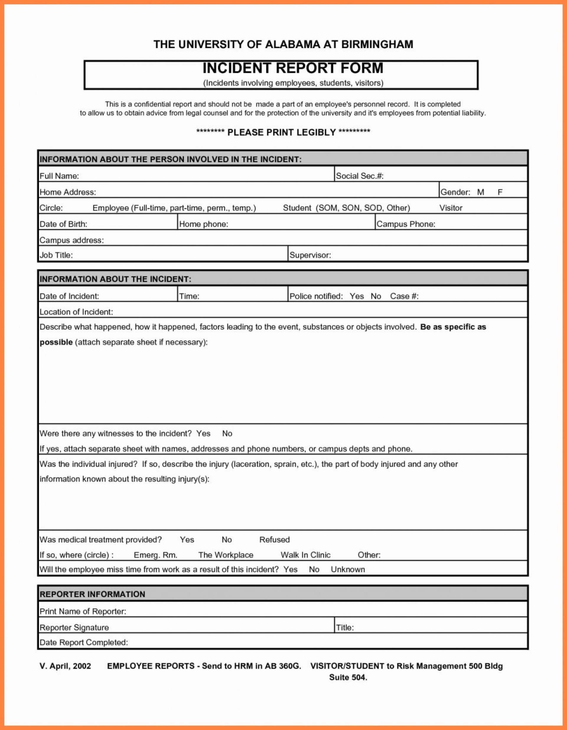 008 Template Ideas Auto Accident Report Form Forms Lovely Regarding Itil Incident Report Form Template