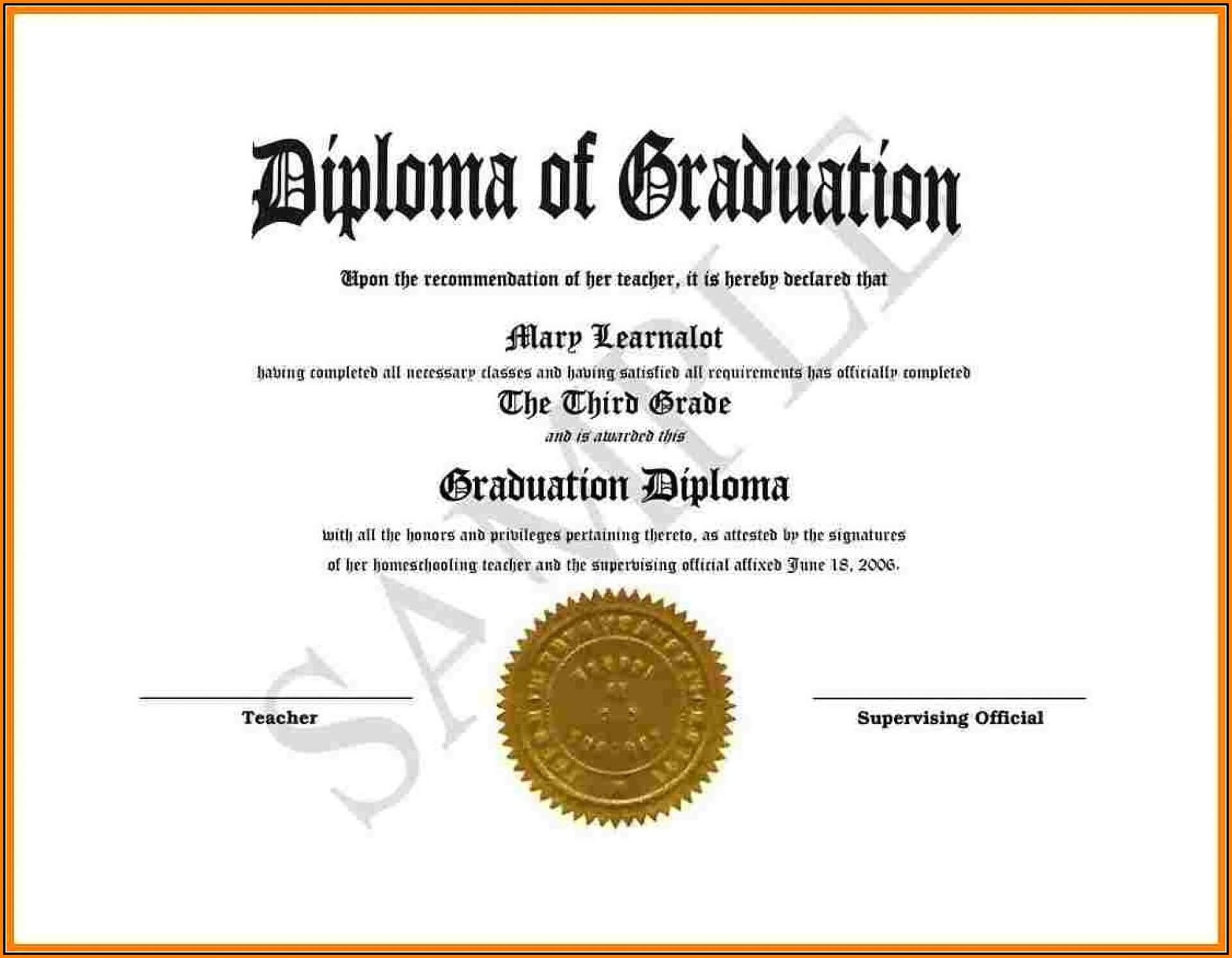 008 Template Ideas Diploma Free Download Awful High School With Fake Diploma Certificate Template
