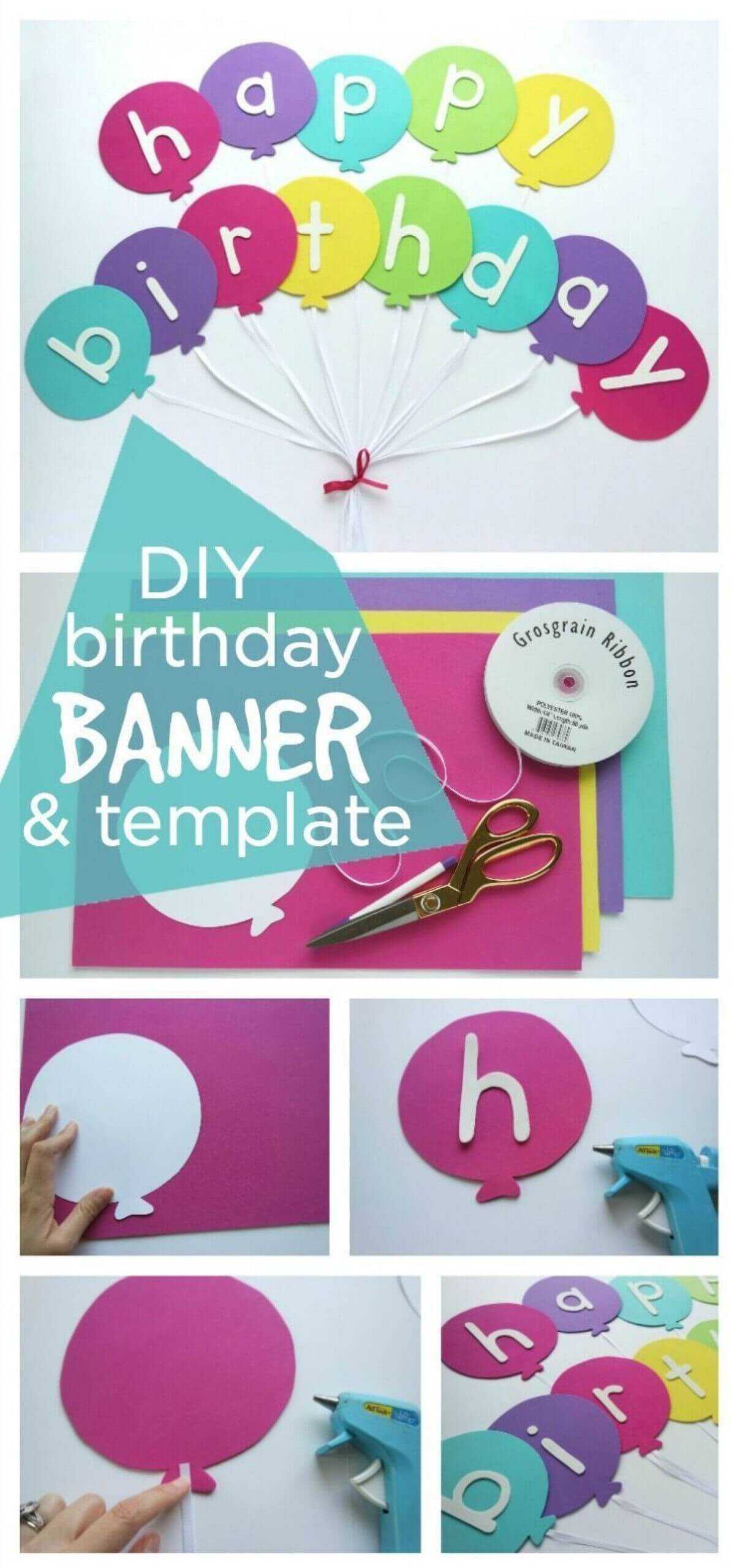 Free Happy Birthday Banner Templates Download