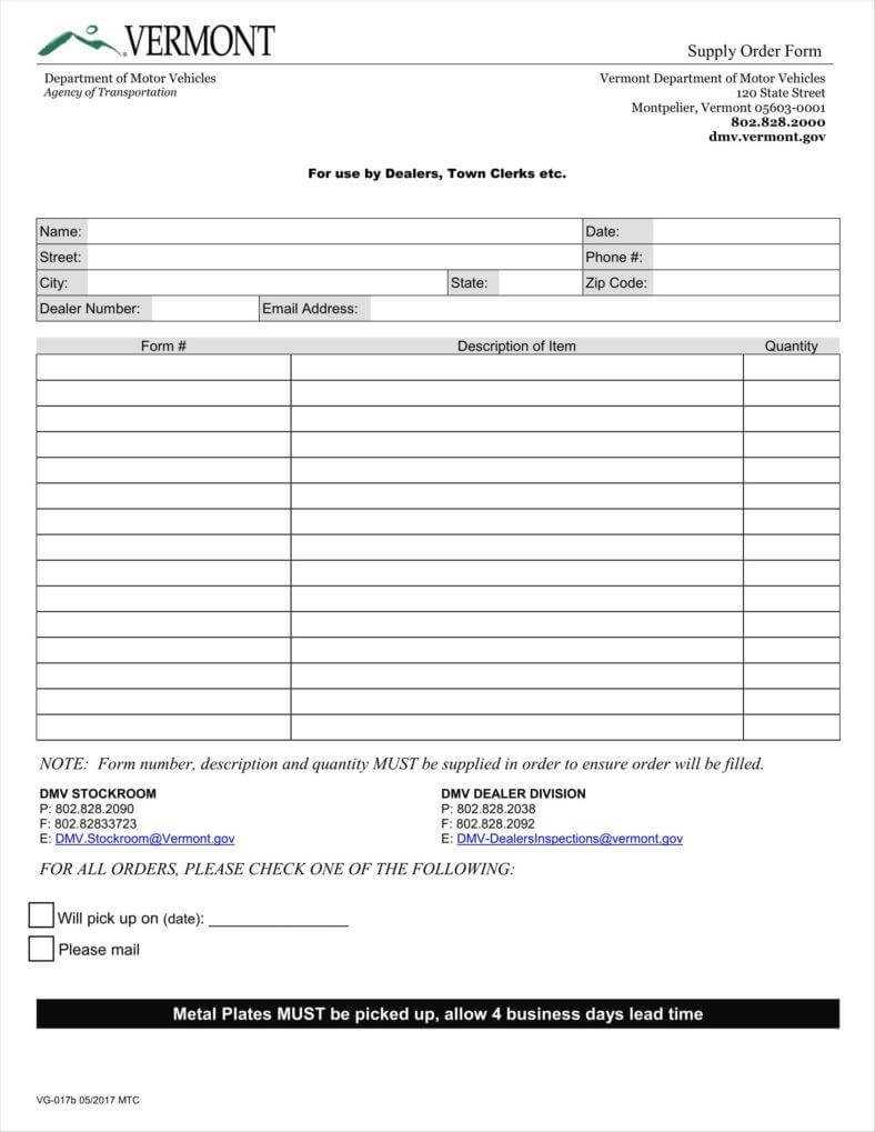 009 Simple Supply Order 788X1019 Form Template Fantastic With Travel Request Form Template Word