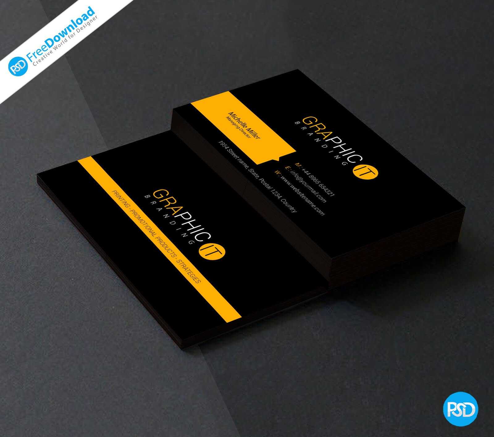 010 Blank Business Card Template Photoshop Free Download For Visiting Card Templates Psd Free Download