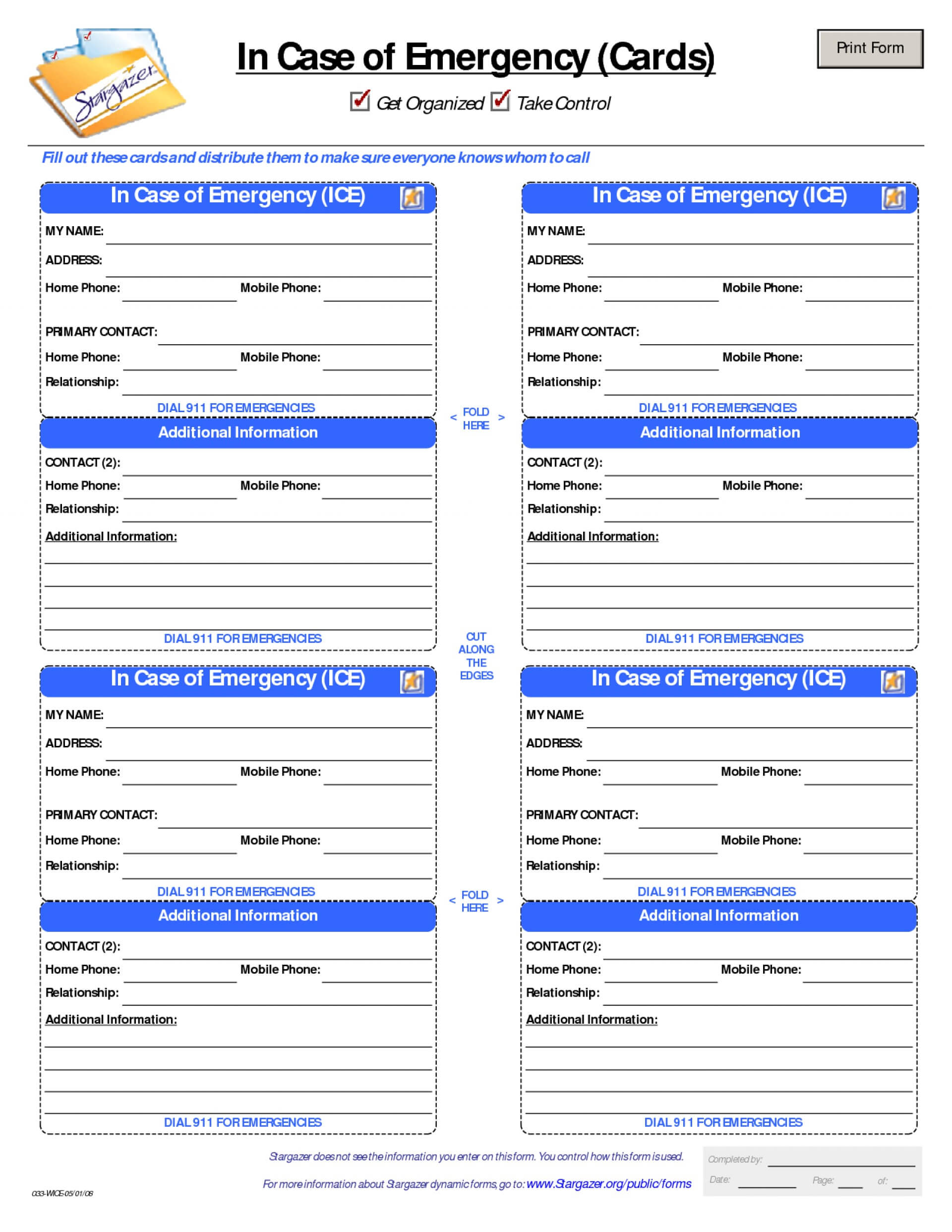 010 Template Ideas Emergency Contact Disaster Recovery Plan Within In Case Of Emergency Card Template