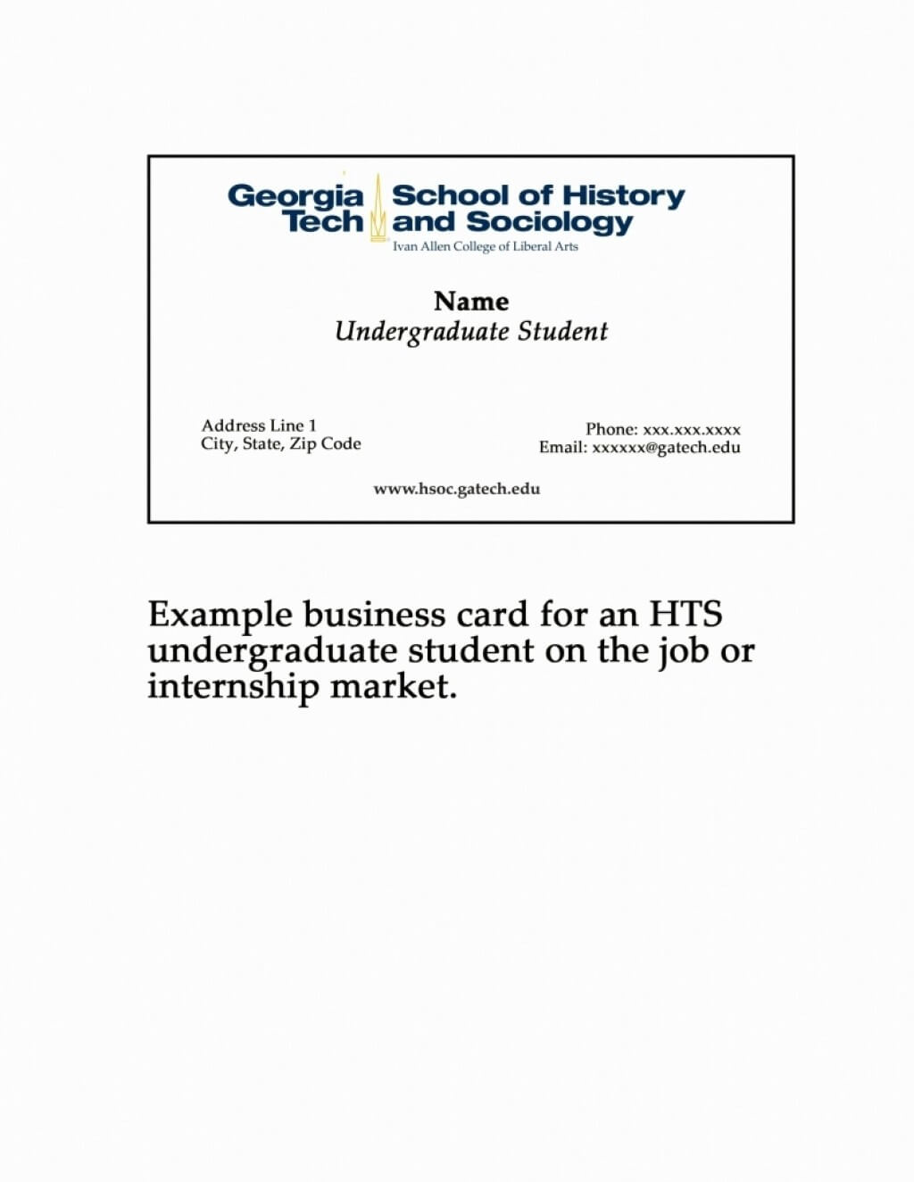 010 Template Ideas Graduate Student Business Card Example Within Student Business Card Template