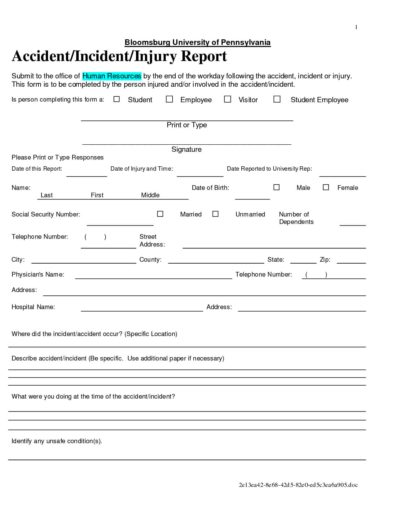 010 Vehicle Accident Report Form Template Doc Ideas 20Fire With Ohs Incident Report Template Free