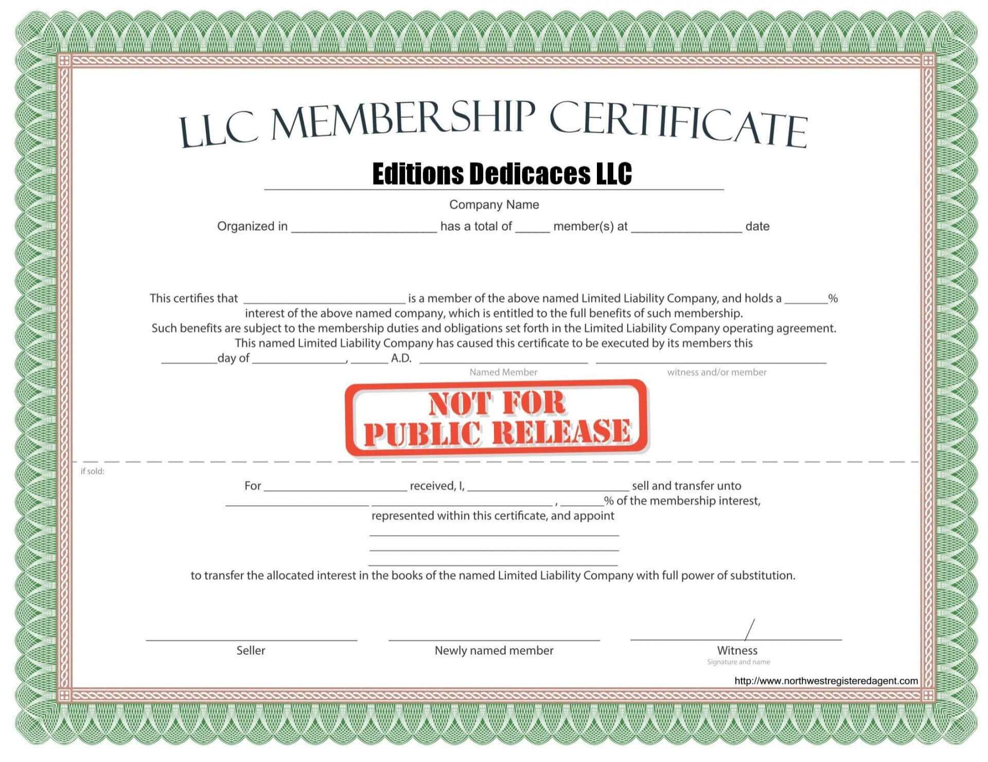 011 Duke6 Detail Llc Member Certificate Template Staggering Inside Llc Membership Certificate Template