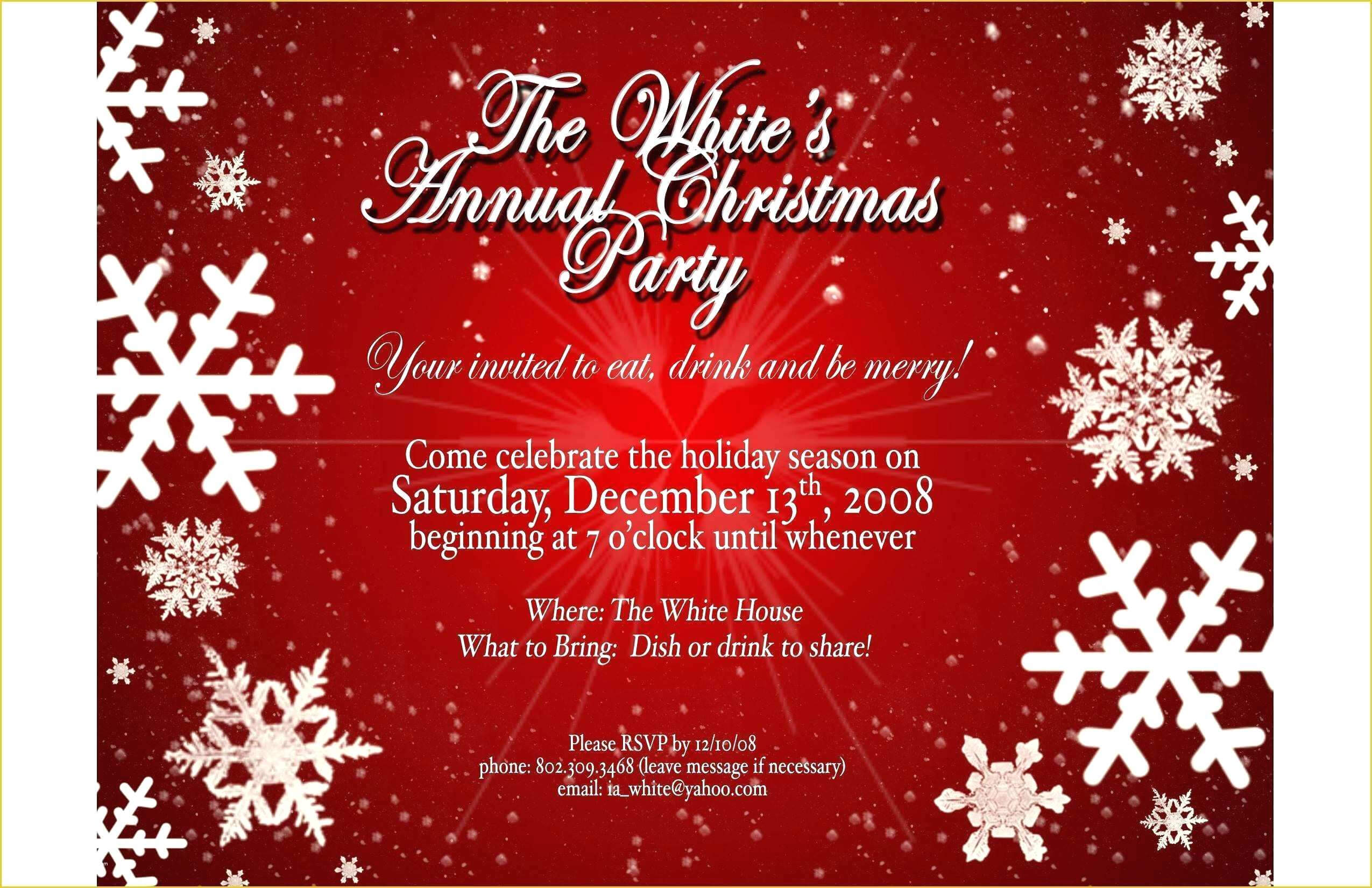 011 Template Ideas Online Party Invitation Templates Free Intended For Free Christmas Invitation Templates For Word
