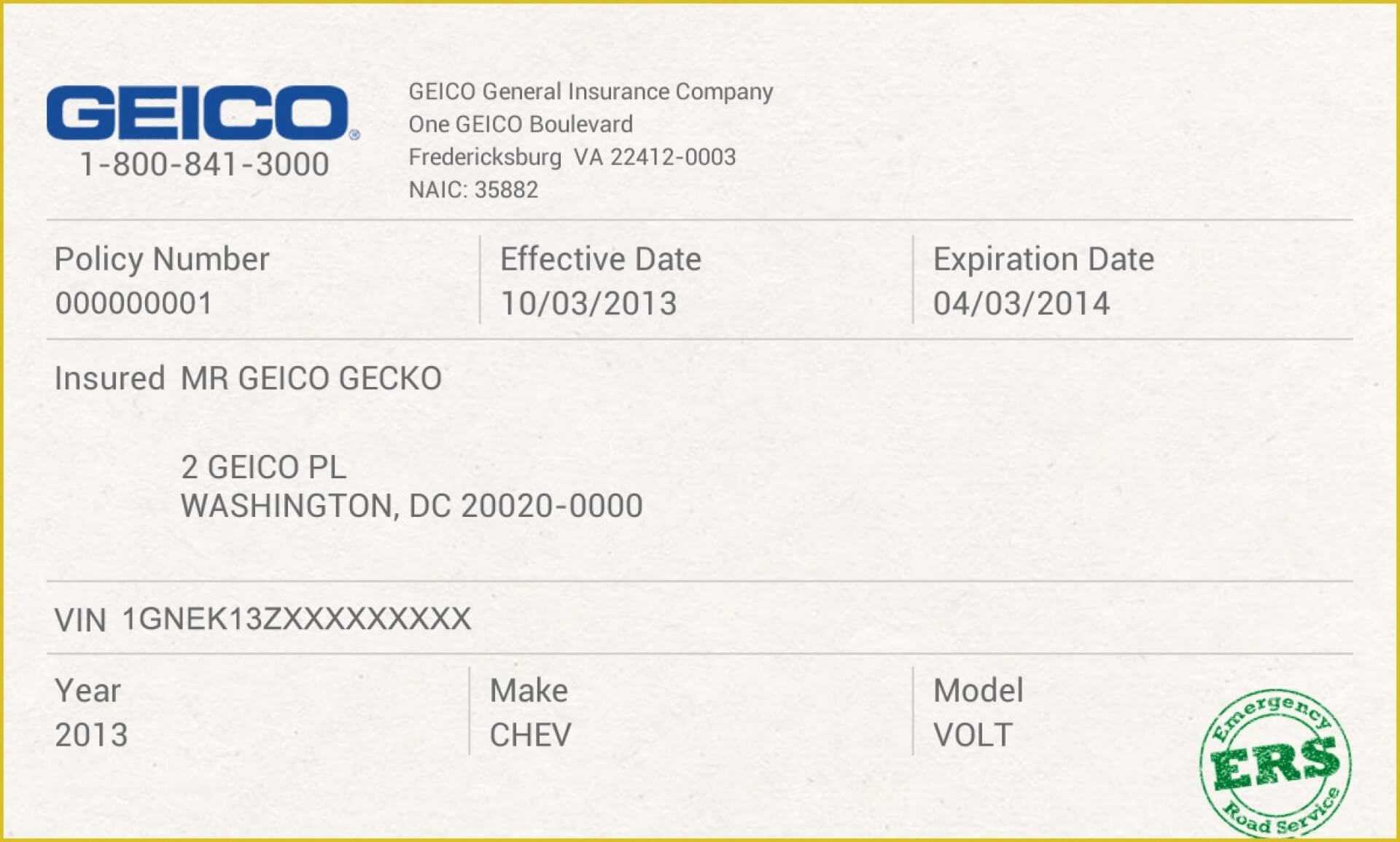 012 Company Car Policy Template Free Auto Insurance Id Card With Regard To Auto Insurance Card Template Free Download