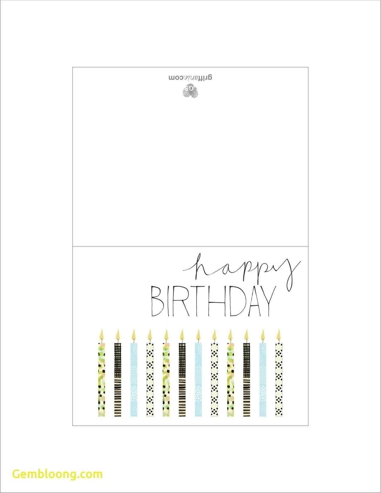 012 Printable Birthday Card Template Ideas Cards Foldable With Foldable Birthday Card Template