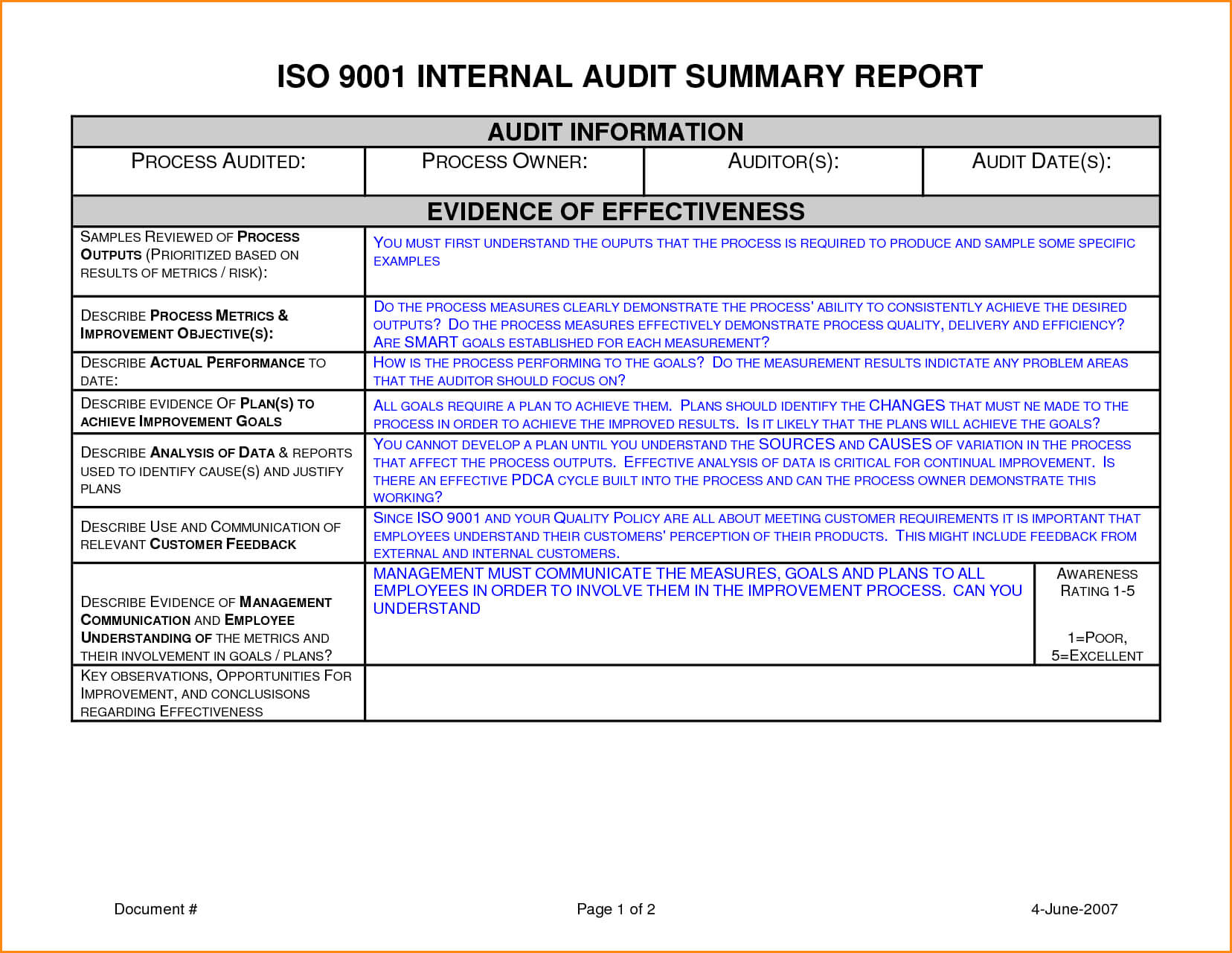 012 Template Ideas Internal Audit Report Sample Unbelievable Pertaining To It Audit Report Template Word