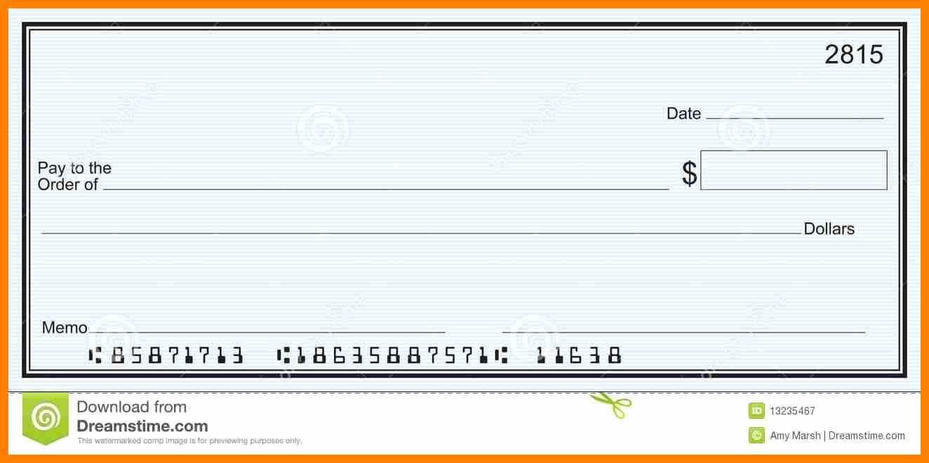 013 Free Printable Checks Template Of Editable Blank Check With Regard