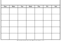 013 Printable Blank Calendar Template Ideas Singular Free throughout Blank Calander Template