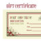 014 Template Ideas For Gift Unique Certificate Free Massage Pertaining To Homemade Christmas Gift Certificates Templates