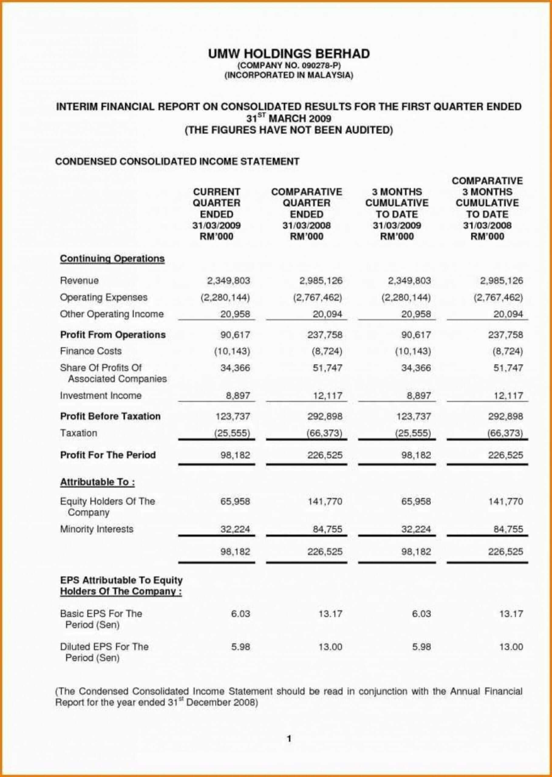 015 Nonprofit Financial Statementsate Example Npo Sample Non For Non Profit Monthly Financial Report Template