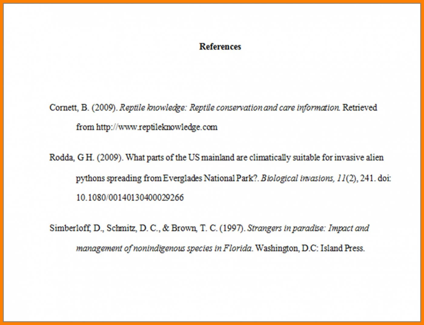 016 Apa Citation Page Template Format Reference Word Example Pertaining To Word Apa Template 6Th Edition