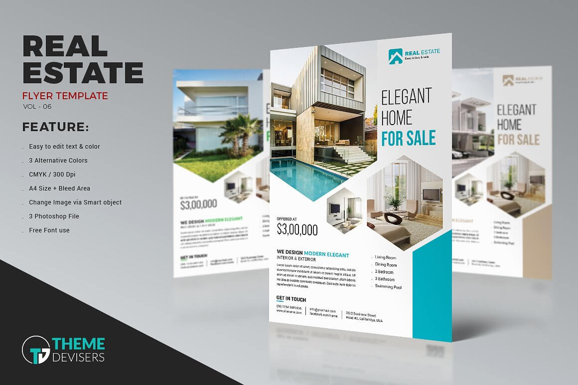 016 Real Estate Flyer Inside Brochure Templates Psd Free Within Real Estate Brochure Templates Psd Free Download