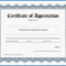 017 Certificate Of Appreciation Templates Free Template Inside Certificate Of Appreciation Template Free Printable