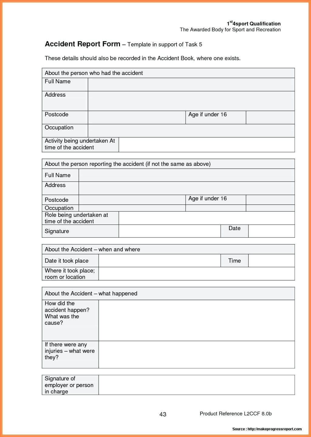 018 Template Ideas Construction Accident Report Form Sample Intended For Construction Accident Report Template
